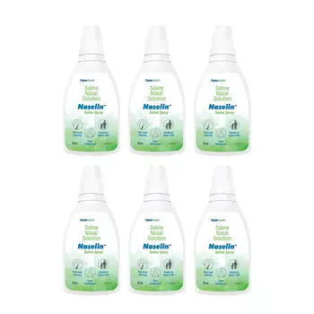 Набор солевого спрея для носа (6 x 20 мл), Naselin Saline Spray Set, произв. Cipla