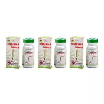 Набор Сударшан Гханвати (3 x 40 таб), Sudarshan Ghanvati Set, произв. Unjha