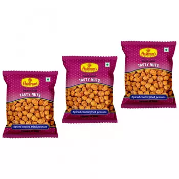 Набор Тэйсти Натс: арахис со специями (3 x 200 г), Tasty Nuts Set, произв. Haldiram's
