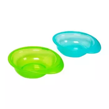 Набор тарелок для первого прикорма (2 шт), First Tastes Weaning Bowls Blue Set, произв. Mothercare