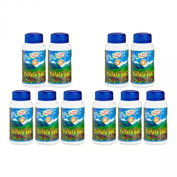 Набор Трифала (10 x 200 таб), Trifala Set, произв. Shri Ganga Pharmacy