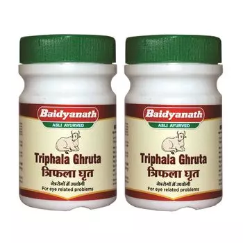 Набор Трифала Грита (2 x 100 г), Triphala Ghrita Set, произв. Baidyanath