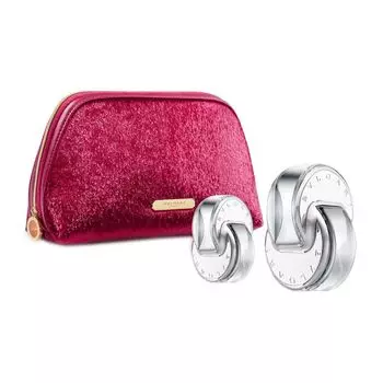 Набор туалетной воды Омния Кристаллин (65 мл + 15 мл), Omnia Crystalline Eau De Toilette & Pouch Set, произв. Bvlgari