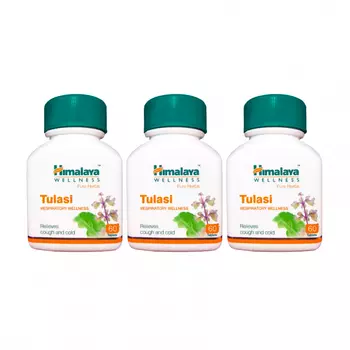 Набор Туласи (3 х 60 таб, 250 мг), Tulasi Set, произв. Himalaya
