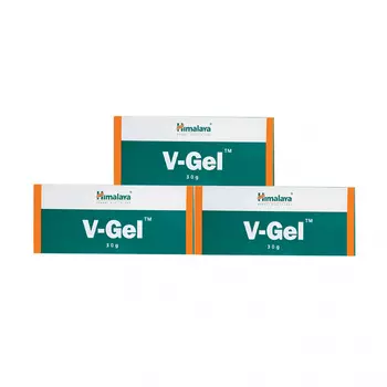 Набор Ви-Гель (3 х 30 г), V-Gel Set, произв. Himalaya