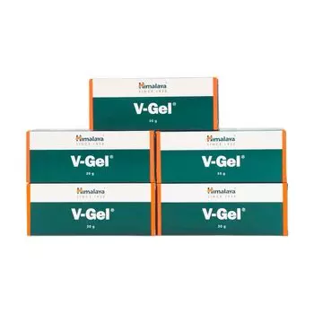 Набор Ви-Гель (5 х 30 г), V-Gel Set 5, произв. Himalaya