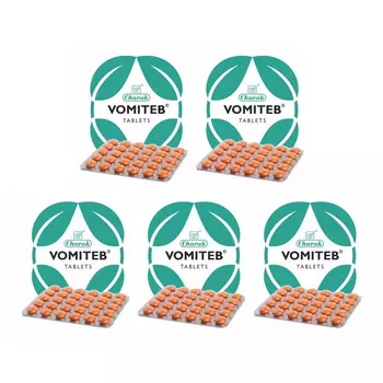 Набор Вомитеб (5 х 30 таб), Vomiteb Tablets Set, произв. Charak