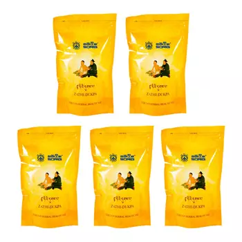 Набор Затхи-Дукпа: тибетская смесь для массажа (5 x 10 пак), Zathi-Dukpa Set, произв. Sorig