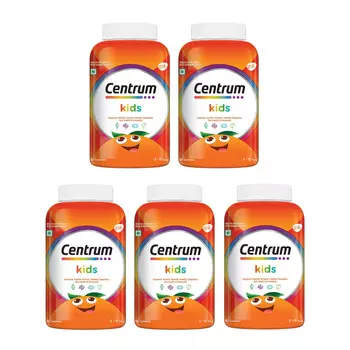 Набор жевательных конфет для детей (5 x 50 шт, 4,3 г), Kids Gummies Set, произв. Centrum