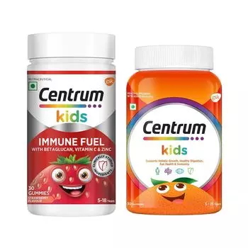Набор жевательных конфет для детского иммунитета (30 шт + 30 шт), Kids Immune Fuel Gummies & Kids Gummies Set, произв. Centrum