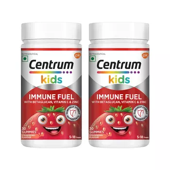 Набор жевательных конфет для детского иммунитета (2 x 30 шт, 3,2 г), Kids Immune Fuel Gummies Set, произв. Centrum