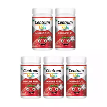 Набор жевательных конфет для детского иммунитета (5 x 30 шт, 3,2 г), Kids Immune Fuel Gummies Set, произв. Centrum