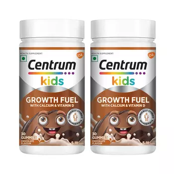 Набор жевательных конфет для роста детей (2 x 30 шт, 5 г), Kids Growth Fuel Gummies Set, произв. Centrum