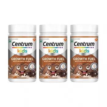 Набор жевательных конфет для роста детей (3 x 30 шт, 5 г), Kids Growth Fuel Gummies Set, произв. Centrum