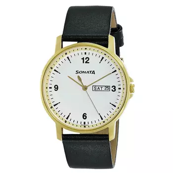 Наручные часы с датой и днем недели, Watch with Date, произв. Sonata