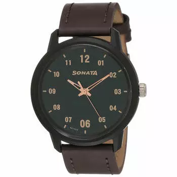 Наручные часы с зеленым циферблатом, Green Dial Watch, произв. Sonata