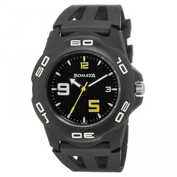 Наручные часы серого цвета, Grey Massive Watch, произв. Sonata