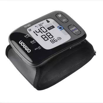 Наручный тонометр черный, HEM 6232T Wrist Blood Pressure Monitor, Black, произв. Omron