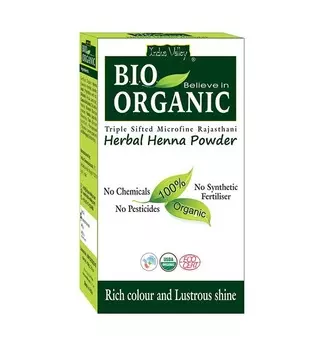 Натуральная хна для волос (100 г), Herbal Henna Powder, произв. Indus Valley