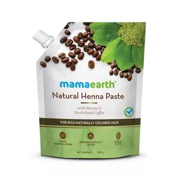 Натуральная хна для волос (200 г), Natural Henna Paste, произв. Mamaearth