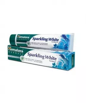 Натуральная отбеливающая зубная паста 40 гр., произв. Хималая, Sparkling White Toothpaste 40 g, Himalaya