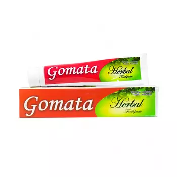 Натуральная зубная паста (100 г), Herbal Toothpaste, произв. Gomata