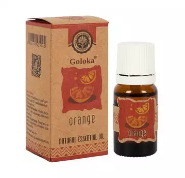Натуральное эфирное масло Апельсина (10 мл), Orange Natural Essential Oil, произв. Goloka