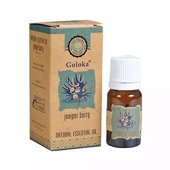 Натуральное эфирное масло ягод Можжевельника (10 мл), Juniper Berry Natural Essential Oil, произв. Goloka