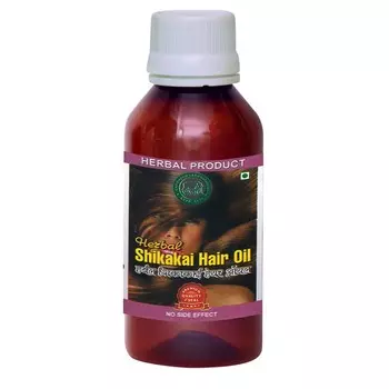 Натуральное масло для волос Шикакай: против выпадения и преждевременного поседения (200 мл), Herbal Shikakai Hair Oil, произв. Kamdhenu