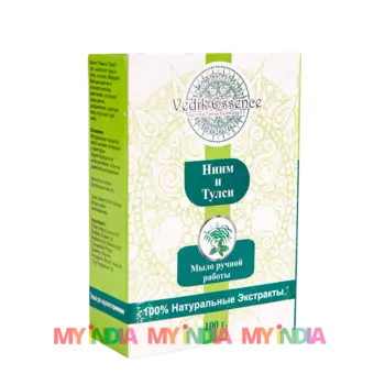 Натуральное мыло с Ним и Тулси (100 г), произв. Vedik Essence