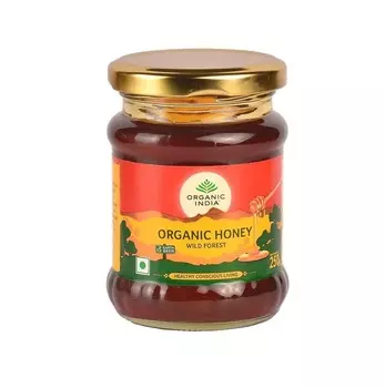 Натуральный Дикий Лесной Мёд (250 г), Organic Honey Wild Forest, произв. Organic India
