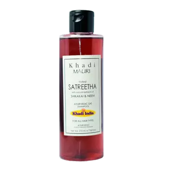 Натуральный шампунь Сатритха (210 мл), Satritha Herbal Hair Cleanser, произв. Khadi Mauri