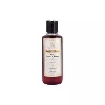 Натуральный тоник для волос с Хной и Тимьяном (210 мл), Henna & Thyme Hair Tonic, произв. Khadi Natural