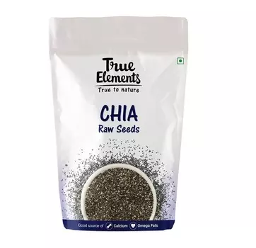 Необработанные семена Чиа (250 г), Raw Chia Seeds, произв. True Elements
