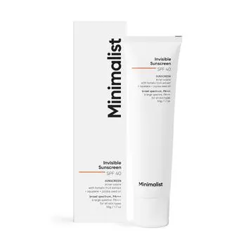 Невидимый солнцезащитный крем SPF 40 (50 г), Invisible Sunscreen SPF 40, произв. Minimalist