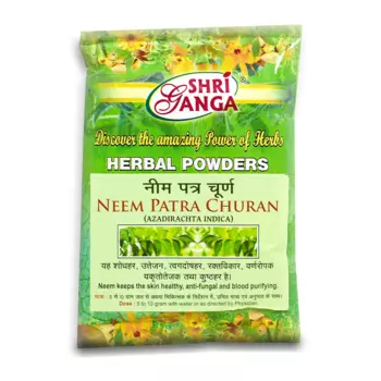 Ним Патра Чурна (100 г), Neem Patra Churan, произв. Shri Ganga Pharmacy