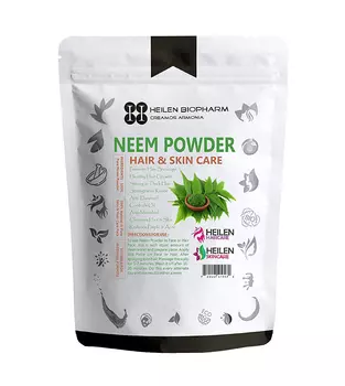 Ним: порошковая маска для волос и кожи (100 г), Neem Powder, произв. Heilen Biopharm