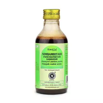Нимбамритади Панчатиктам Кашаям (200 мл), Nimbamritadi Panchatiktam Kashayam, произв. Kottakkal Ayurveda