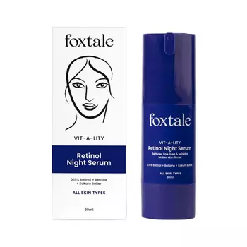Ночная сыворотка с Ретинолом (30 мл), Retinol Night Serum, произв. Foxtale