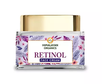 Ночной крем для лица с Ретинолом (50 г), Retinol Night Cream, произв. Himalayan Organics