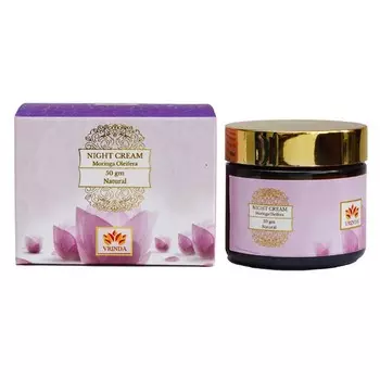 Ночной крем с Морингой (50 г), Night Cream Moringa Oleifera, произв. Vrindaam