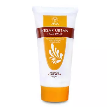 Очищающая маска для лица (50 г), Kesar Ubtan Face Pack, произв. Jiva