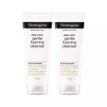 Очищающее средство для лица (2 x 100 г), Deep Clean Foaming Cleanser, произв. Neutrogena