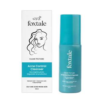 Очищающее средство против акне (100 мл), Acne Control Cleanser, произв. Foxtale