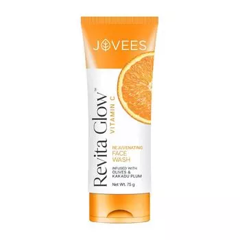 Омолаживающее средство для умывания с Витамином С (75 г), Revita Glow Vitamin C Rejuvenating Face Wash, произв. Jovees