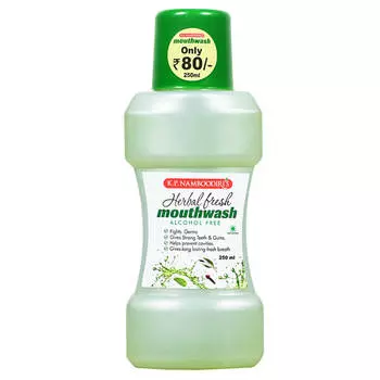 Ополаскиватель для полости рта (250 мл), Herbal Fresh Mouthwash, произв. K.P. Namboodiri's