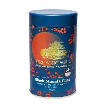 Органический Черный чай Масала (100 г), Black Masala Tea, произв. Organic Soul