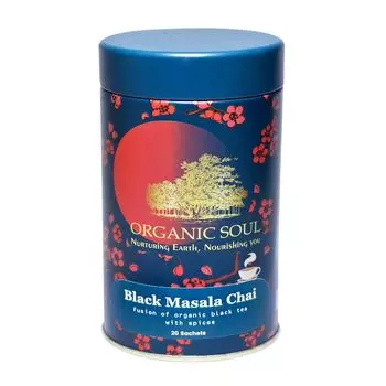 Органический Черный чай Масала (20 пак, 2 г), Black Masala Tea, произв. Organic Soul