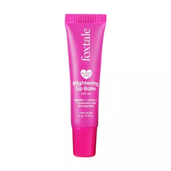 Осветляющий бальзам для губ SPF 30: оттенок Розовый (12 г), Brightening Lip Balm SPF 30 Pink Glaze, произв. Foxtale