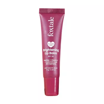 Осветляющий бальзам для губ SPF 30: оттенок Светло-лиловый (12 г), Brightening Lip Balm SPF 30 Light Mauve Glaze, произв. Foxtale
